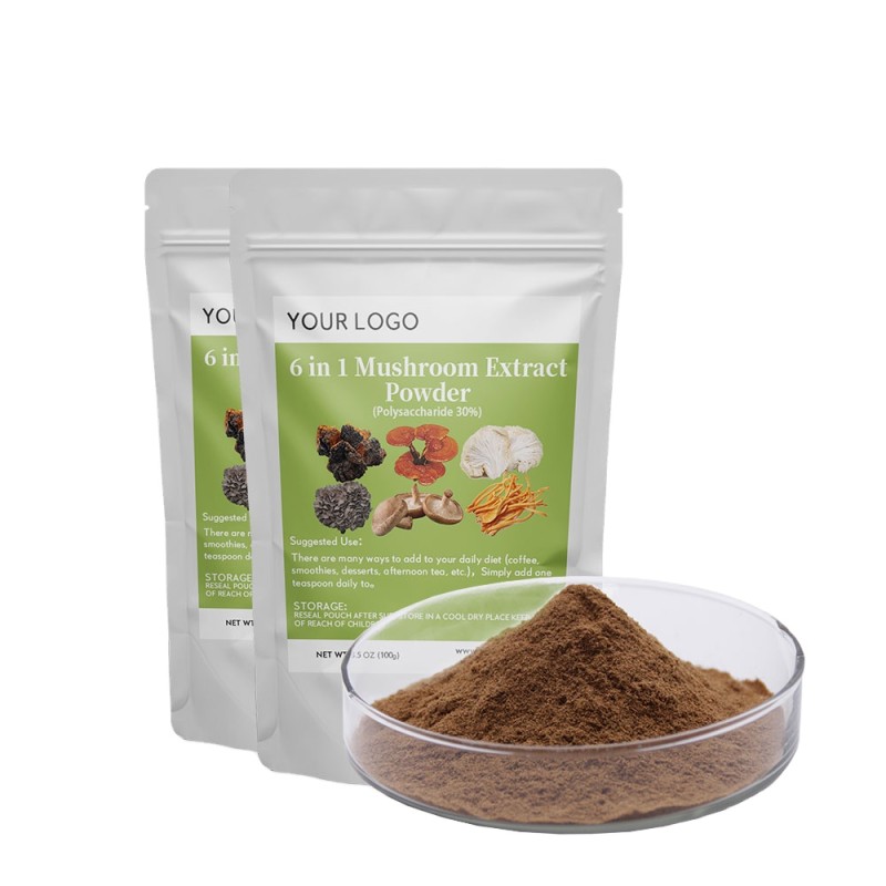 Customized Instant Mushroom Coffee Powder Arabica Instant Coffee