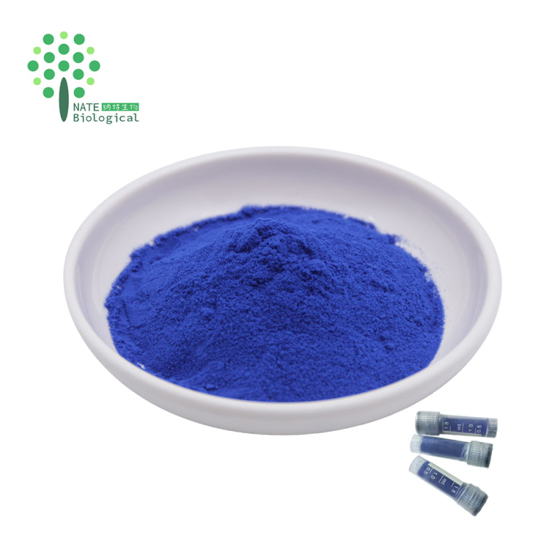 Cosmetics Grade Blue Copper CAS 89030-95-5 GHK-Cu Powder
