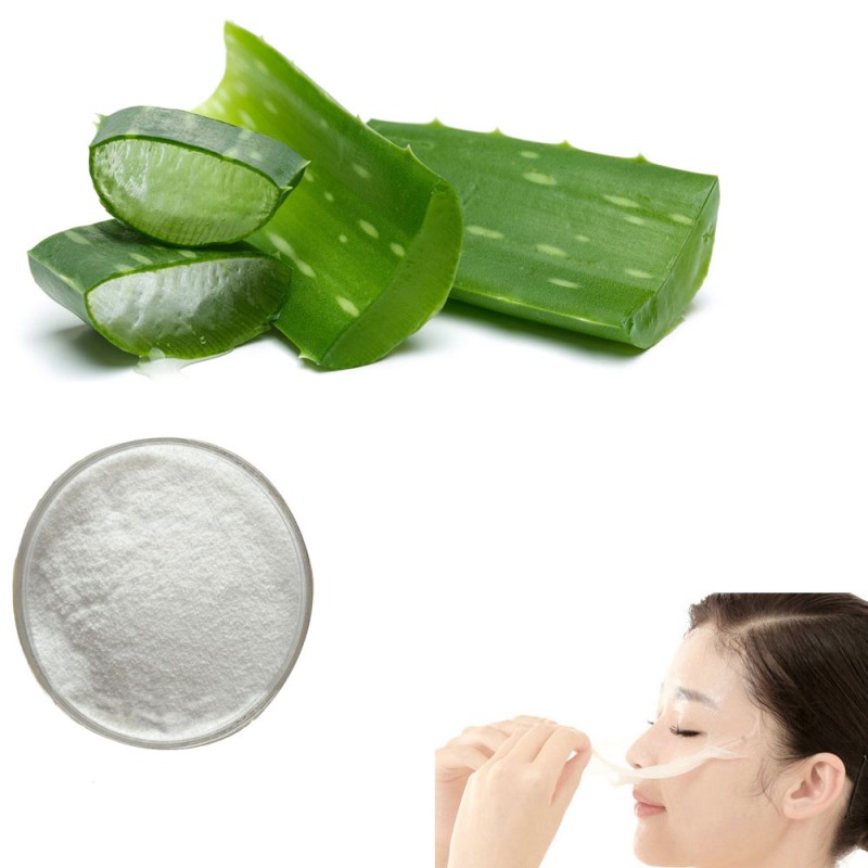 Skin Care Raw Material Natural Aloe Vera Gel Freeze Dried Powder 100:1