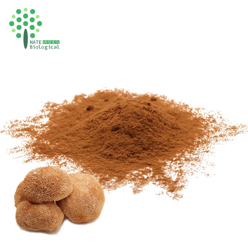 EU and USDA Organic Lions Mane Mushroom Extract Beta D Glucan in 100% Water Soluble Type