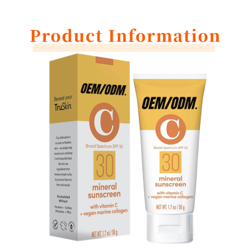 Sunscreen Cream SPF50 - Vitamin C Antioxidant