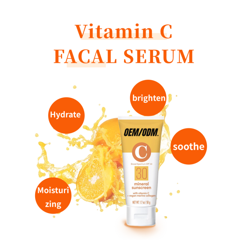 Sunscreen Cream SPF50 - Vitamin C Antioxidant