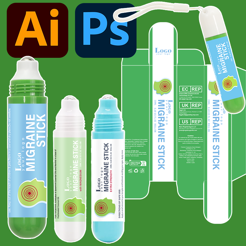 Headache Stick - Mint Roll-On Migraine Relief