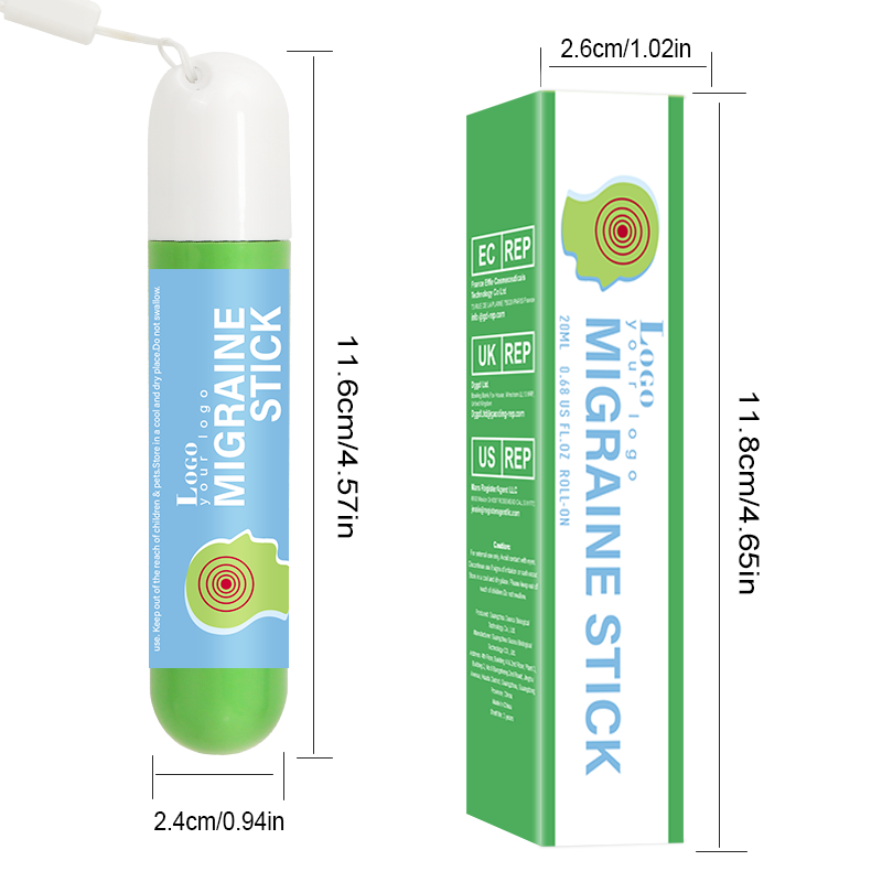 Headache Stick - Mint Roll-On Migraine Relief