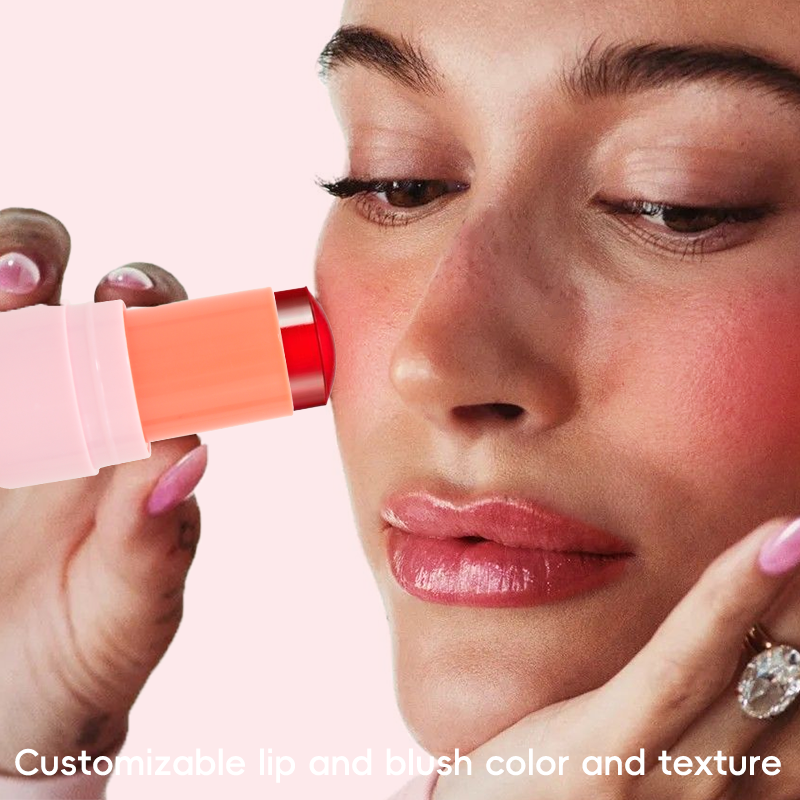 Lip Gloss - 2 in 1 Long Lasting Blush Effect