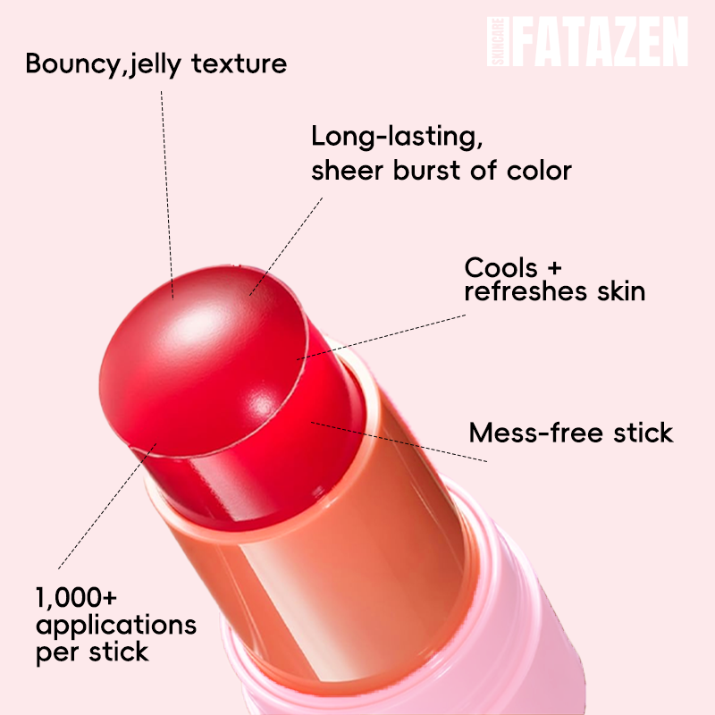 Lip Gloss - 2 in 1 Long Lasting Blush Effect