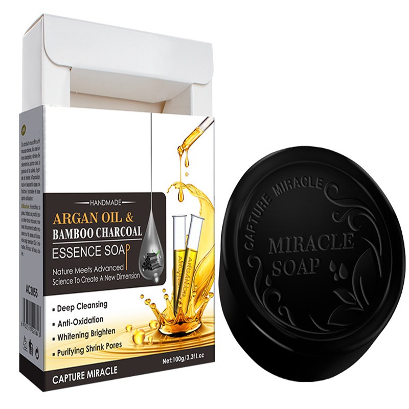 Charcoal Soap - Bamboo Deep Cleansing