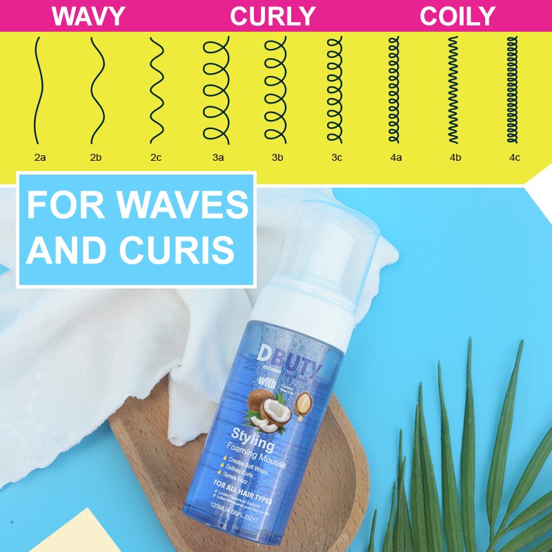 Styling Mousse - Coconut Shea Oils Formula