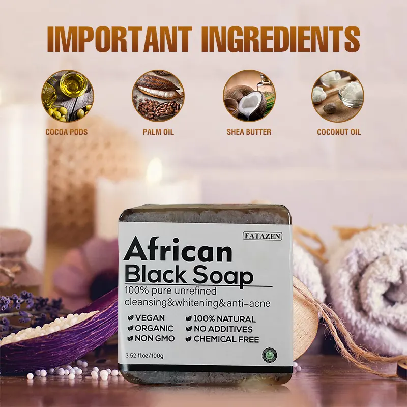 African Soap - Handmade Exfoliating Brightening