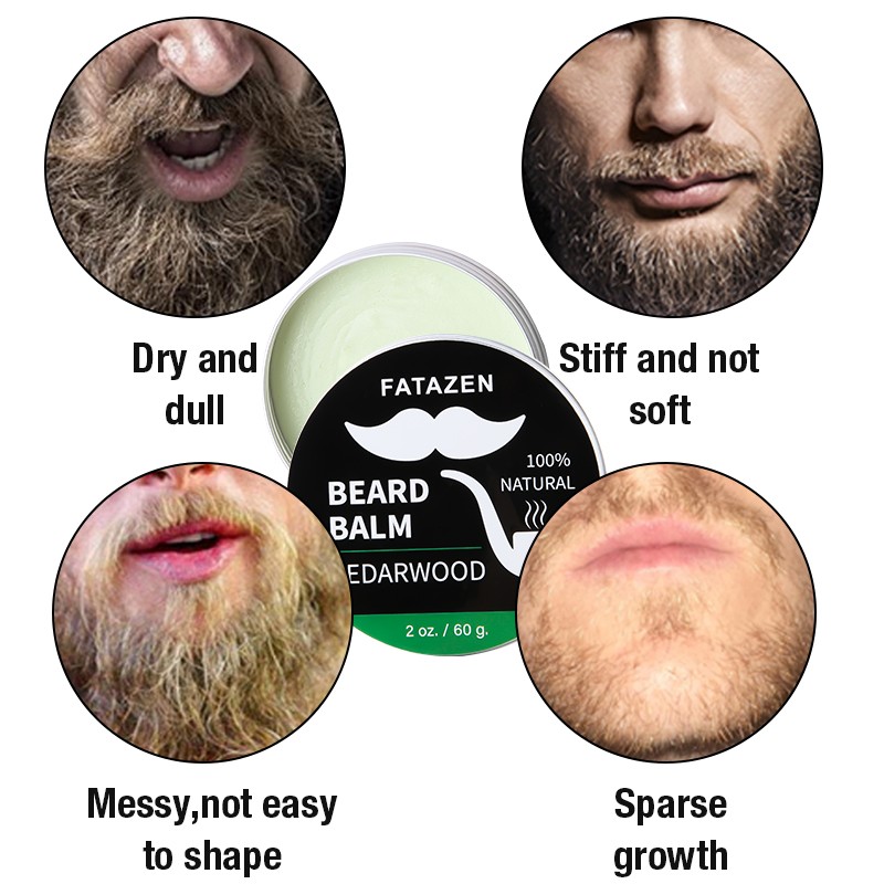 Beard Balm - Cedarwood Bee Wax Formula
