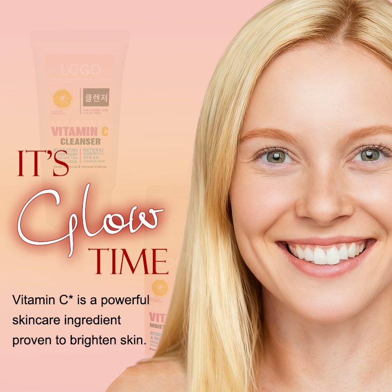 Skin Care Set 4pcs - OEM Hyaluronic Acid Vitamin C Formula