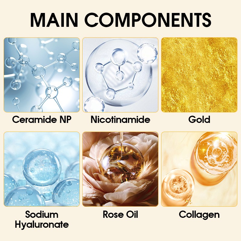 24K Gold Skincare Set - Collagen Retinol Anti-Aging