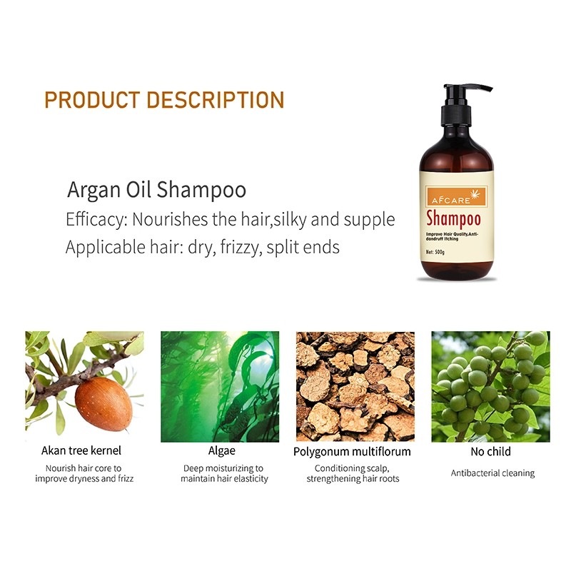 Shampoo 500ml - Argan Oil Keratin Color Protection