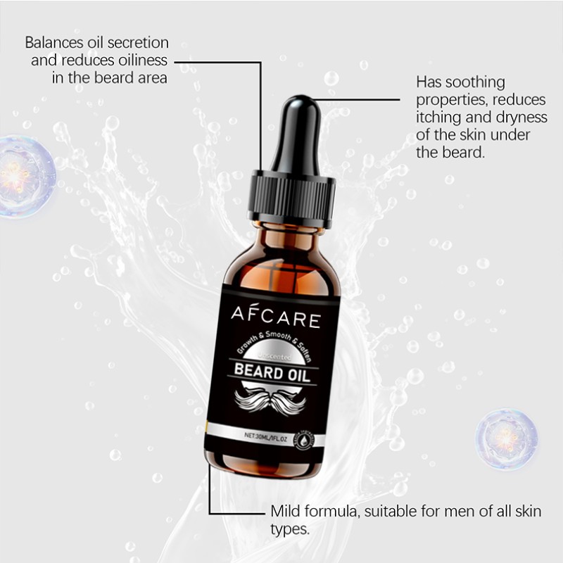 Beard Oil - Unscented Argan Castor Nourishing