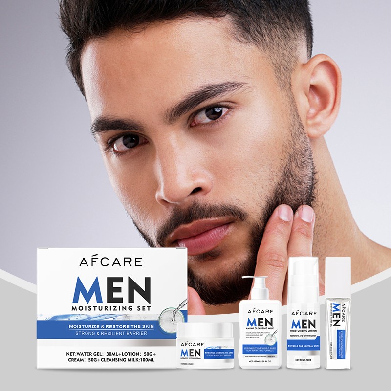 Men's Skincare Set - Glycerin Hyaluronic Acid Dry Skin