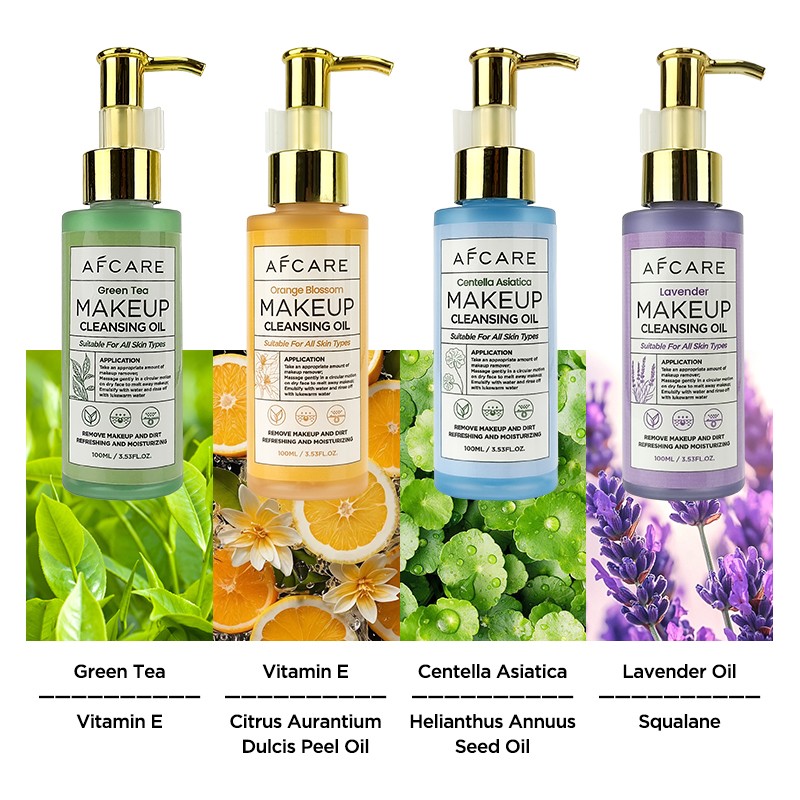 Makeup Remover Oil - Green Tea Lavender Centella