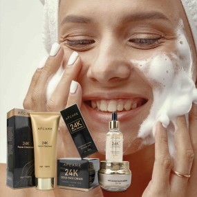 24K Gold Skincare Set - Collagen Retinol Anti-Aging