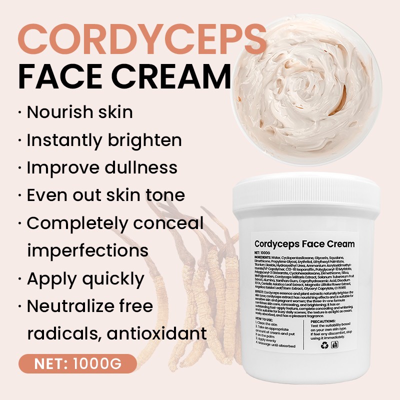 Face Cream 1kg - Hyaluronic Acid Cordyceps Repair