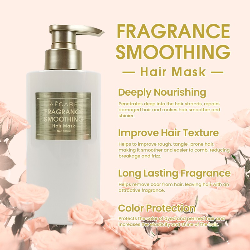 Hair Mask - Keratin Rose Cream Nourishing