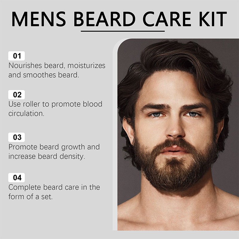 Beard Care Set - Custom Coffee Niacinamide Kit