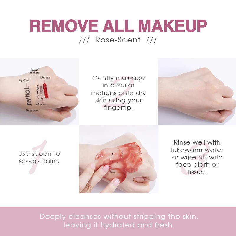 Makeup Remover - Herbal Rose Amino Acid Nourishing