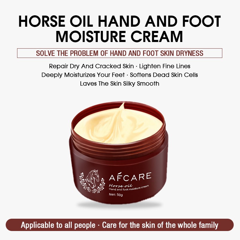 Foot Cream - Horse Oil Pain Relief Exfoliating
