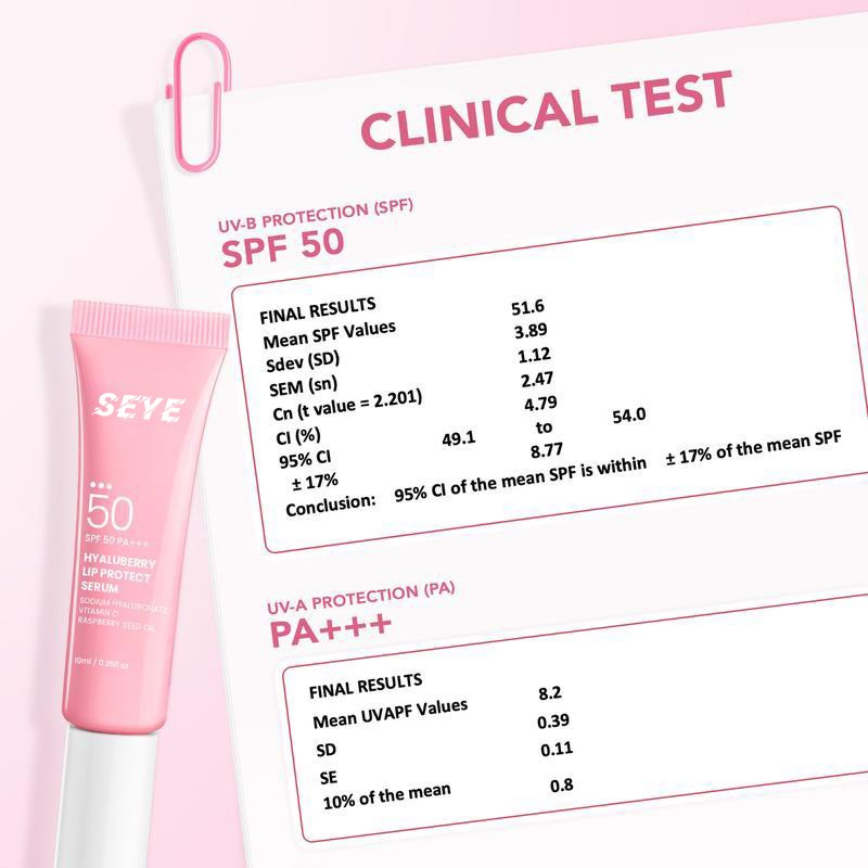 Lip Serum 10ml - Hyaluronic Acid SPF50 Treatment