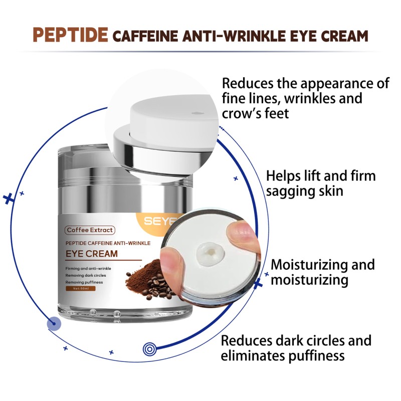 Eye Cream - Vitamin C Caffeine Peptide Repair