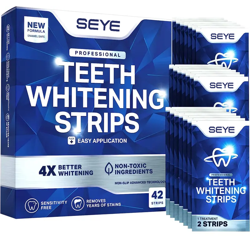Teeth Whitening Strips - Professional Mint Flavor