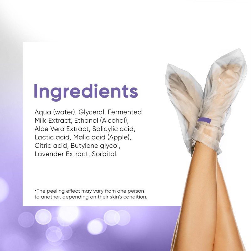 Foot Mask - Lavender Aloe Vera Cracked Heel