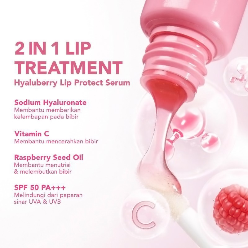 Lip Serum 10ml - Hyaluronic Acid SPF50 Treatment