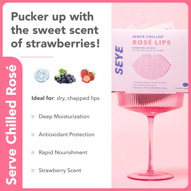 Lip Mask 5 Count - Hyaluronic Acid Plumping