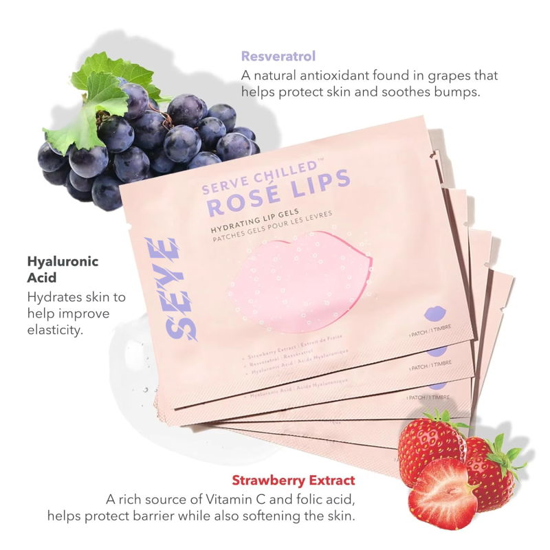 Lip Mask 5 Count - Hyaluronic Acid Plumping