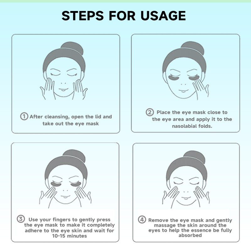 Eye Patches 60pcs - Retinol Collagen Puffiness Care