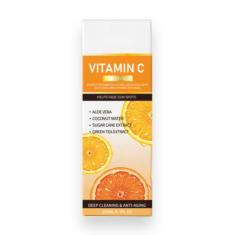 Facial Cleanser - Vitamin C Whitening Deep Cleansing