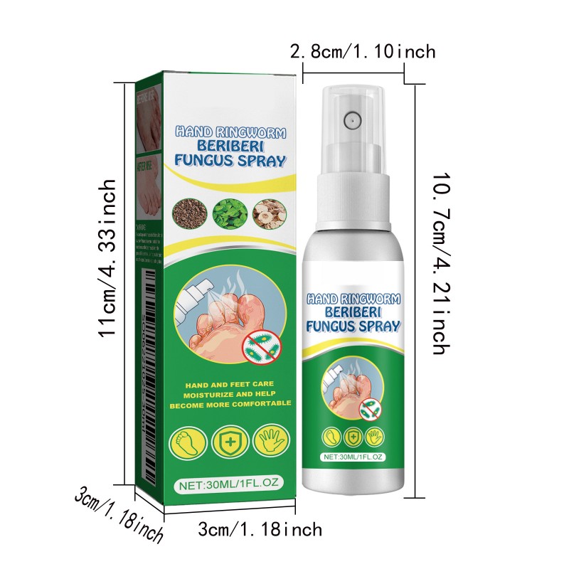 Foot Spray 30ml - Antifungal Treatment Formula