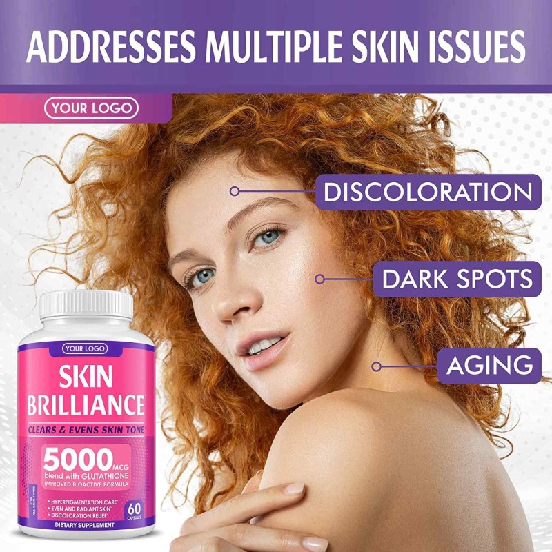 Glutathione Capsules Manufacturer - Personalized Brand Skin Brightening