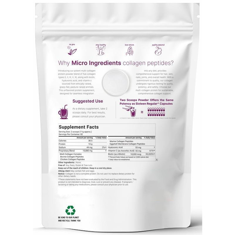 Collagen Peptides Powder Factory - Multi Type 2lb 907g Hot Selling