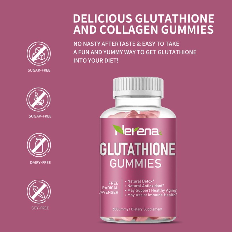 Glutathione Gummies Factory - Brightening Skin Whitening Collagen