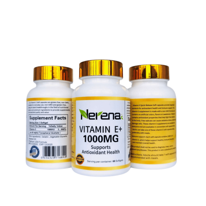 Vitamin E Oil Capsules Factory - OEM Custom Antioxidant Softgels