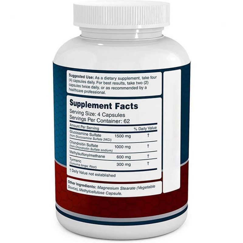 Glucosamine Capsules Factory - OEM Private Label MSM Turmeric