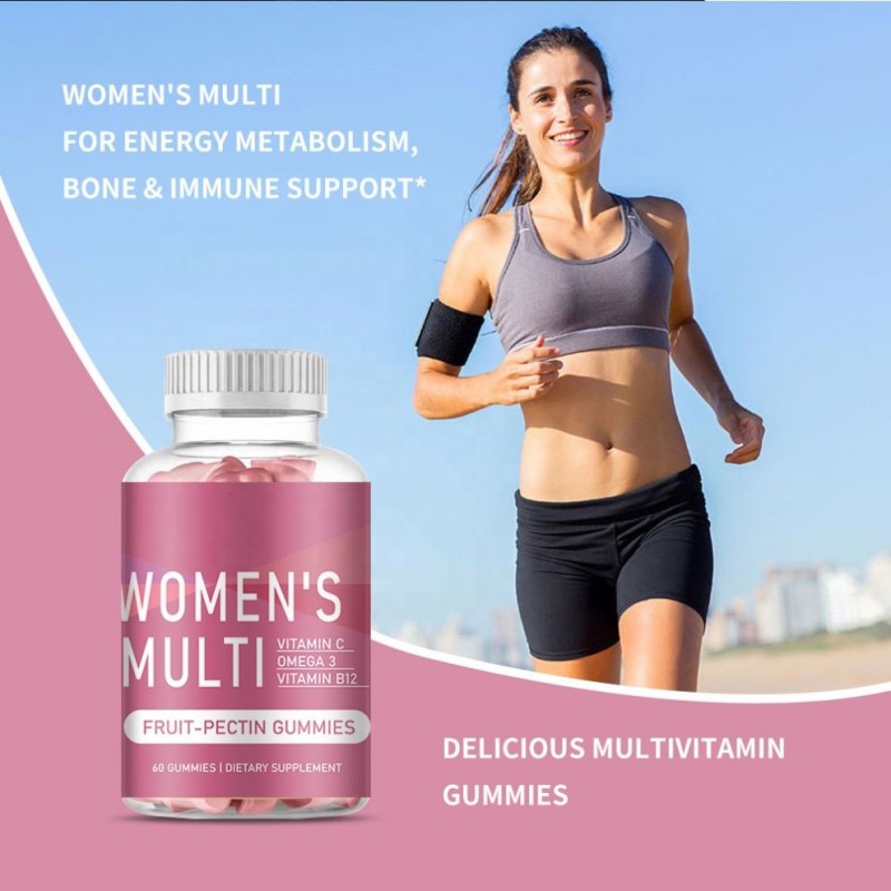 Multivitamin Gummies Factory - OEM Hot Sale Vegetarian Women Men