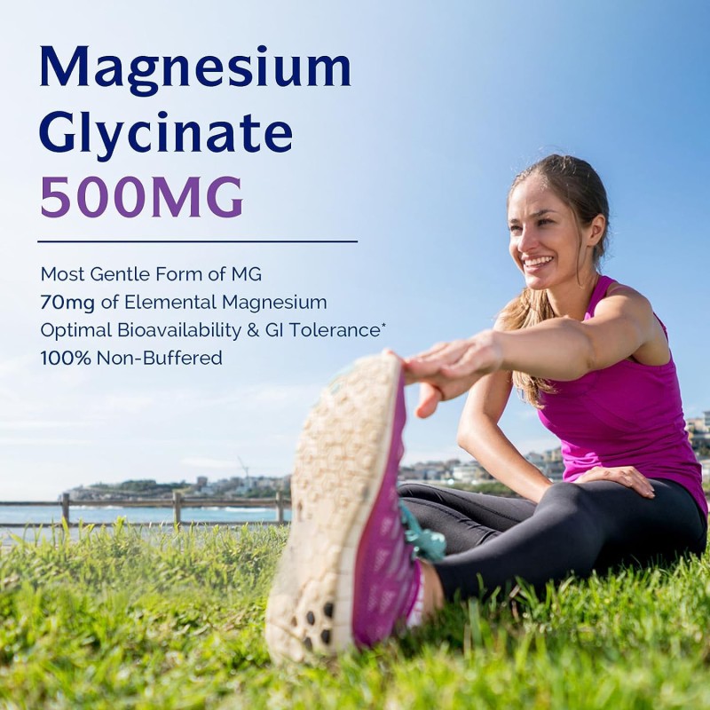 Magnesium Glycinate Capsules Factory - OEM Private Label 400mg