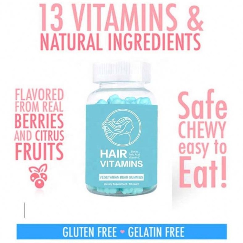 Hair Growth Gummies Factory - Factory Made Vegan Folic Acid