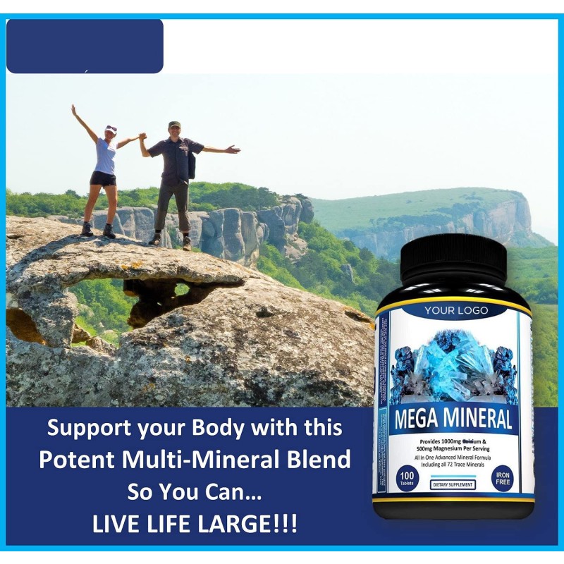 Mineral Tablets Manufacturer - OEM Complex Calcium Magnesium Zinc