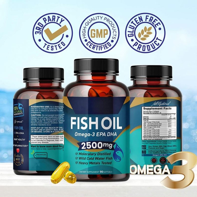 Fish Oil Softgels Manufacturer - Private Label Natural Omega 3