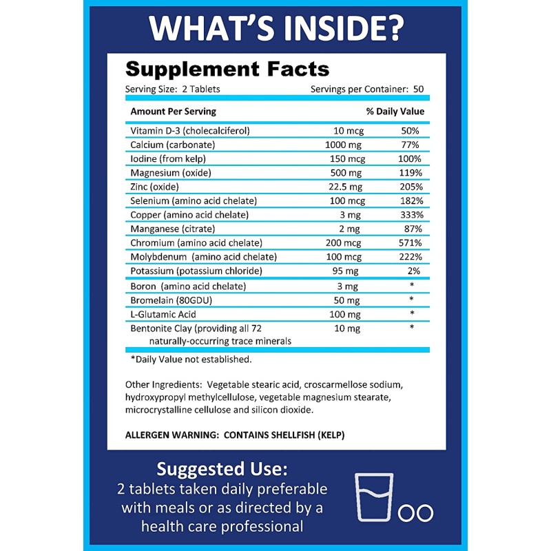 Mineral Tablets Manufacturer - OEM Complex Calcium Magnesium Zinc