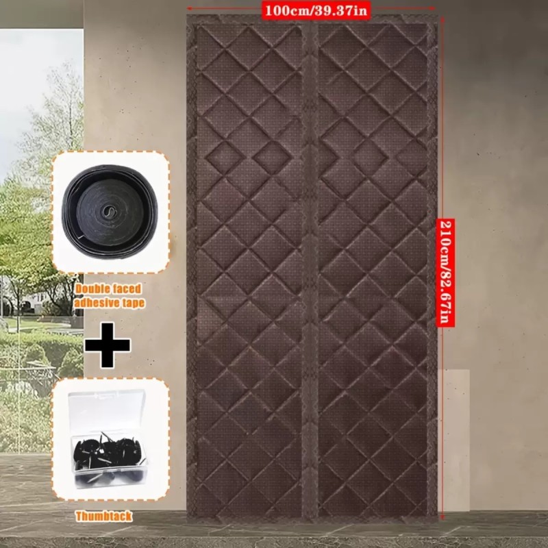 Cotton Door Curtain Factory - Modern Thick Warm Thermal Insulation