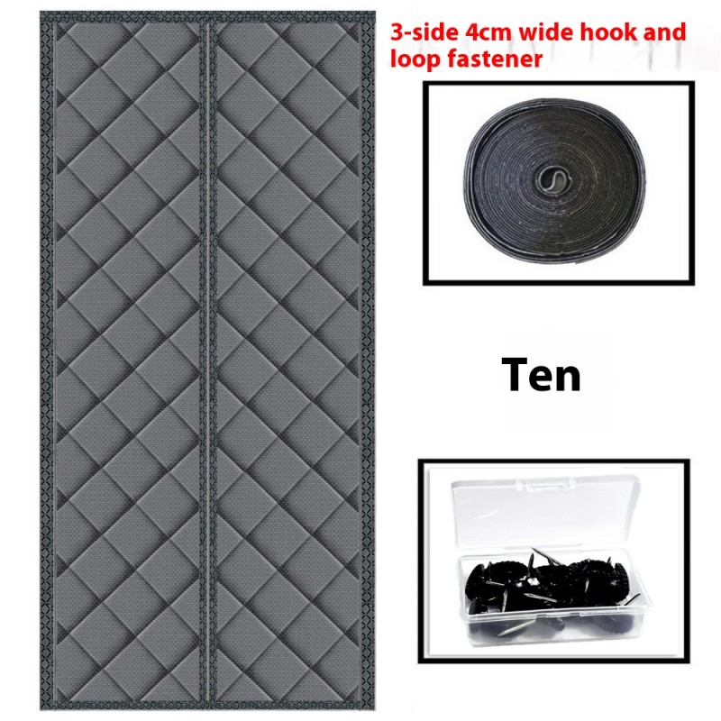 Magnetic Door Curtain Manufacturer - Winter Thickened Polyester Fiberglass