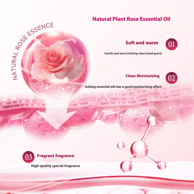 Hand Sanitizer Cream Factory - Wholesale Herbal Chiba Rose 300ml